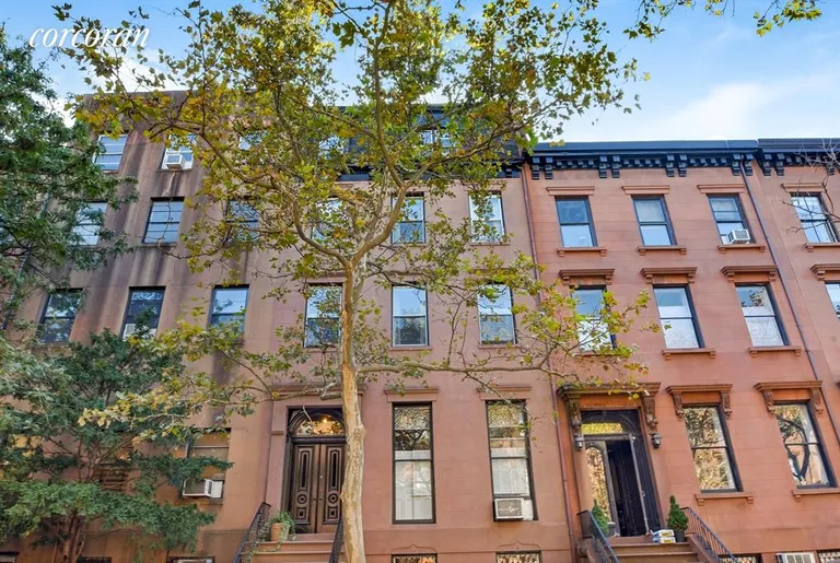 New York City Real Estate | View 136 Amity Street, Garden | Beautiful Brownstone with Italianate Details  | View 7