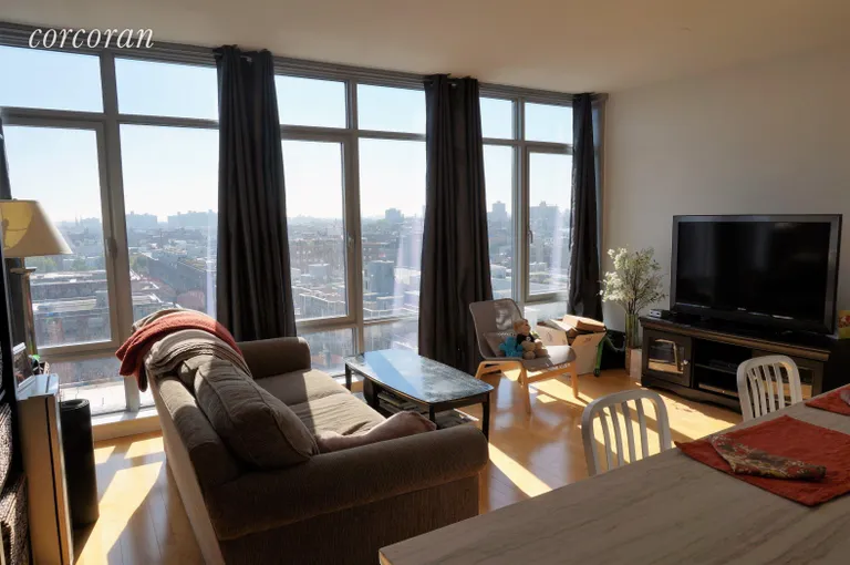 New York City Real Estate | View 1 NORTHSIDE PIERS, 14H | 1 Bed, 1 Bath | View 1