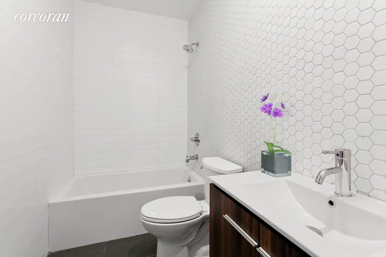 New York City Real Estate | View 1391 Dean Street, 2E | Spa inspired bathrooms | View 6