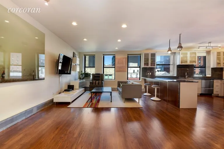 New York City Real Estate | View 2 Prince Street, 4B | Kitchen / Living Room | View 3