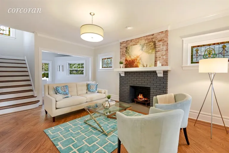 New York City Real Estate | View 509 Stratford Road | Living Room | View 2