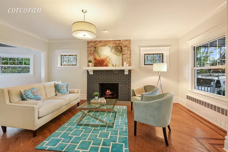 New York City Real Estate | View 509 Stratford Road | Living Room | View 12