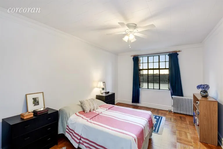 New York City Real Estate | View 116 Pinehurst Avenue, J45 | Full river view from the bedroom | View 5