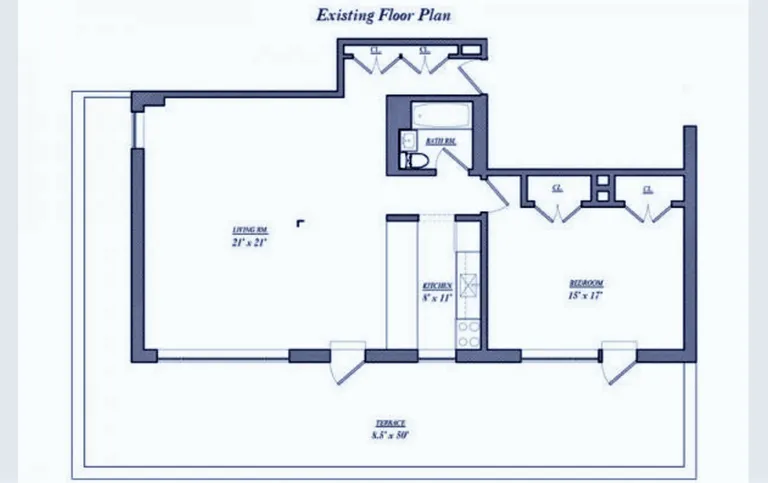 420 East 64th Street, WPHA | floorplan | View 6