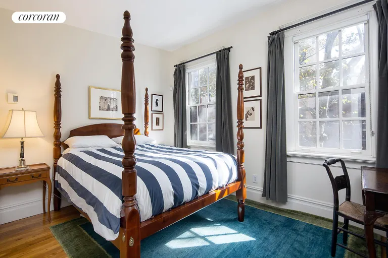 New York City Real Estate | View 300 Henry Street, TH | Front bedroom with treetop views | View 4