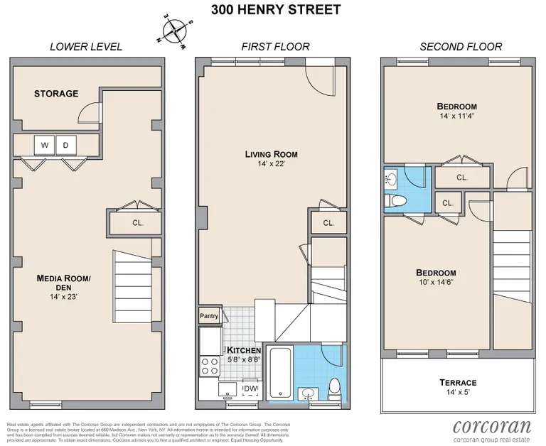 300 Henry Street , TH | floorplan | View 9