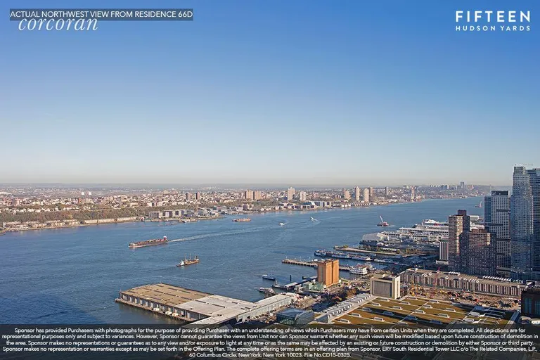 New York City Real Estate | View 15 Hudson Yards, 66D | room 2 | View 3