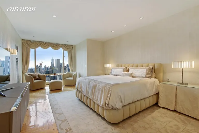 New York City Real Estate | View 1 Central Park West, 42B | Master Bedroom with Glorious Park Views | View 2