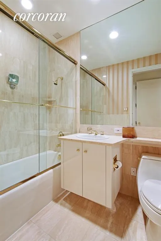 New York City Real Estate | View 1 Central Park West, 42B | Renovated 2nd Bathroom | View 8