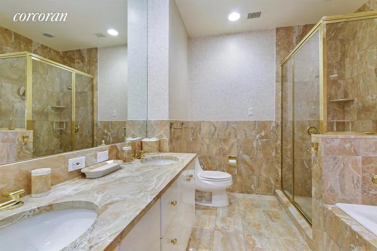 New York City Real Estate | View 1 Central Park West, 42B | Master Bathroom | View 14