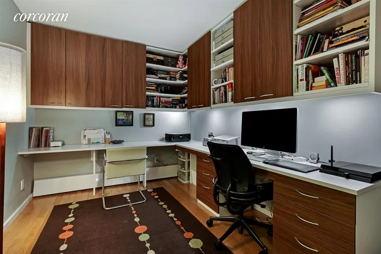 New York City Real Estate | View 109 3rd Street, 1 | Office with built-in desks and storage | View 4