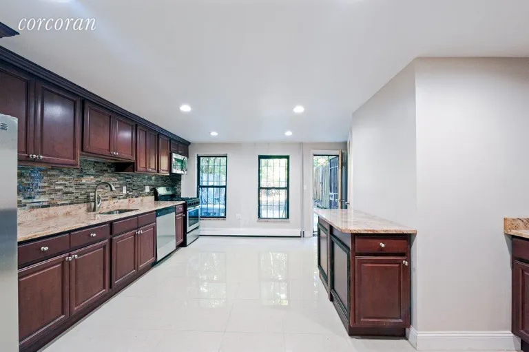 New York City Real Estate | View 411 1st Street, Garden | Bright, Open, Eat-In Kitchen | View 2
