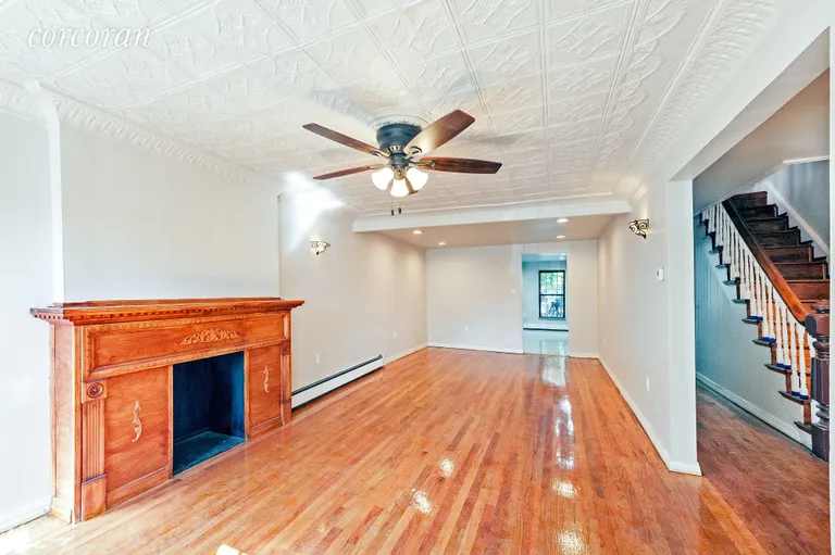 New York City Real Estate | View 411 1st Street, Garden | Extra Large Living/Dining Room | View 3