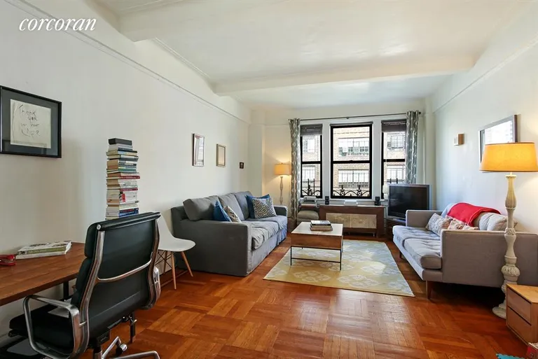 New York City Real Estate | View 30 West 90th Street, 8B | Prewar details, beamed ceilings, & parquet floors | View 2