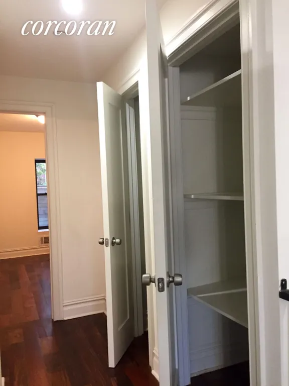 New York City Real Estate | View 123 Halsey Street, 1 | Pantry closets in the hallway | View 4
