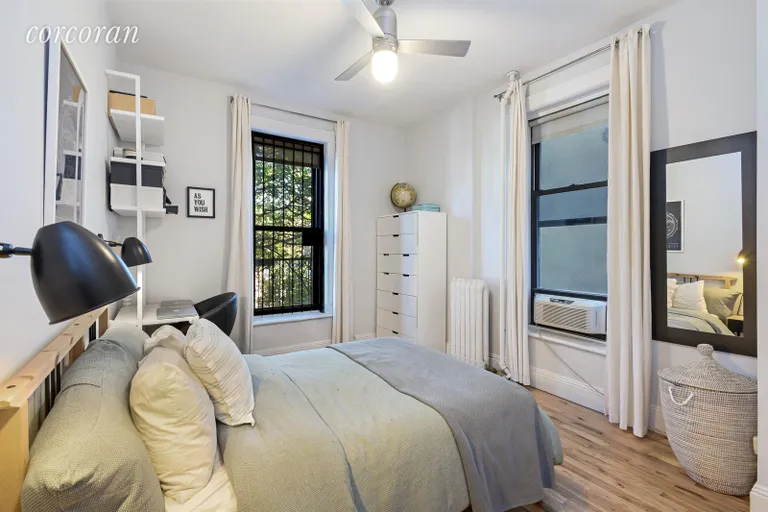 New York City Real Estate | View 749 Union Street, 3R | Master bedroom fits a king w/ restful garden views | View 4