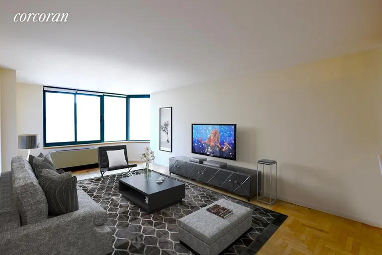 New York City Real Estate | View 201 West 72nd Street, 12B | 1 Bed, 1 Bath | View 1