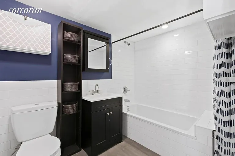 New York City Real Estate | View 183 Madison Street | Garden Level Bathroom | View 10