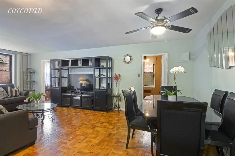 New York City Real Estate | View 350 Ocean Parkway, 1K | Kitchen / Dining Room | View 3
