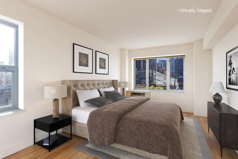 New York City Real Estate | View 211 East 51st Street, 10G | Corner bedroom with south and east exposures | View 6