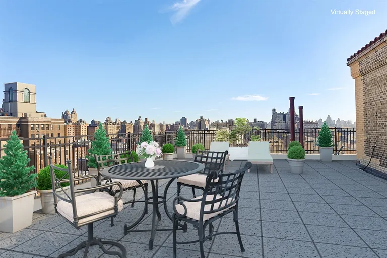New York City Real Estate | View 221 West 82nd Street, 6AB | Spectacular residents' roof deck | View 13