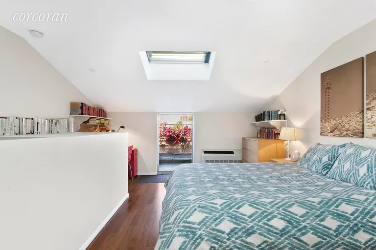 New York City Real Estate | View 433 Warren Street, PHE | Loft Room Leading out to Terrace | View 5