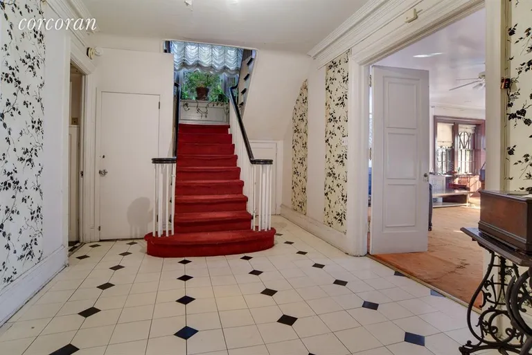 New York City Real Estate | View 63 Maple Street | Stately Lefferts Manor Foyer | View 2