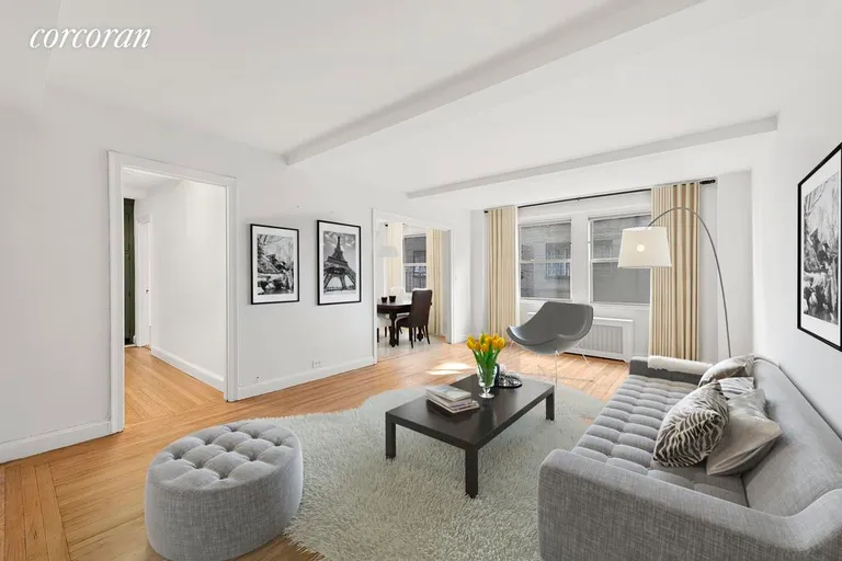New York City Real Estate | View 321 East 43rd Street, 505-506 | 2 Beds, 2 Baths | View 1
