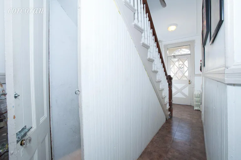 New York City Real Estate | View 285 7th Street | First Floor Hallway w/ Basement Door Leading Down | View 17