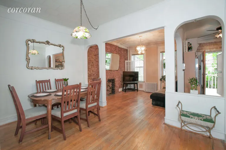 New York City Real Estate | View 285 7th Street | First Floor Living Room Dining Room | View 18