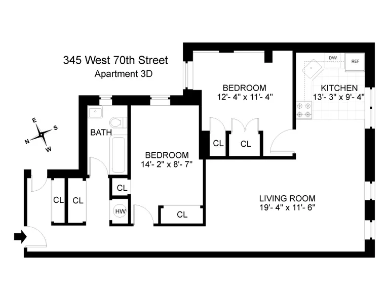 345 West 70th Street, 3D | floorplan | View 8