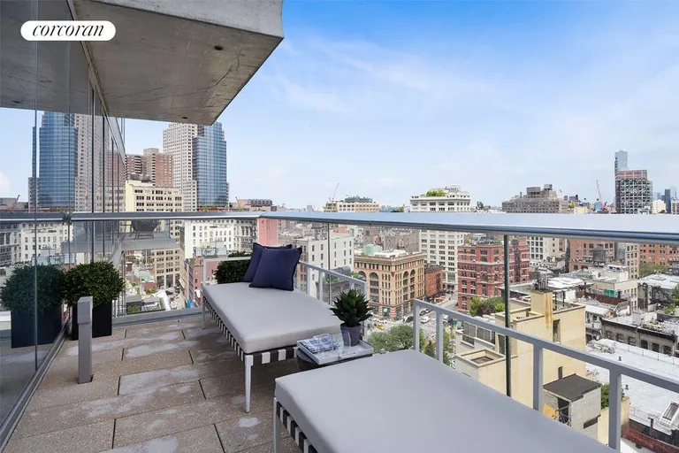 New York City Real Estate | View 56 Leonard Street, 15A EAST | Private Terrace with Tribeca Views | View 5
