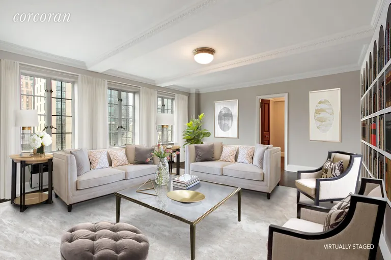New York City Real Estate | View 400 East 52Nd Street, 15J | Library/2nd Bedroom | View 2