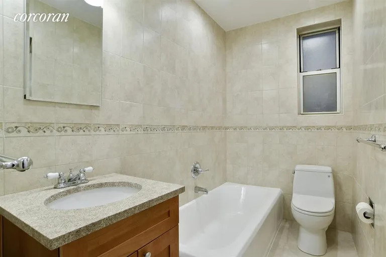 New York City Real Estate | View 1825 Foster Avenue, 1F | Brand new bath with hidden rain shower | View 5