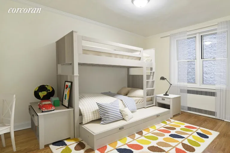 New York City Real Estate | View 1825 Foster Avenue, 1F | Amply sized  and quiet second bedroom | View 4