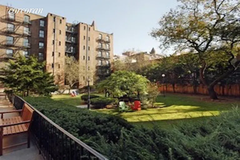 New York City Real Estate | View 417 Hicks Street, 4A | Courtyard for Cobble Hill Towers residents | View 6