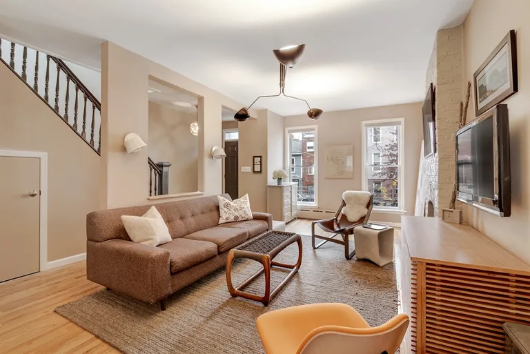 New York City Real Estate | View 212 16th Street | Owners Duplex Living Room | View 3