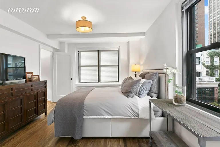 New York City Real Estate | View 210 East 73rd Street, 5E | Quiet corner bedroom with serene views | View 5