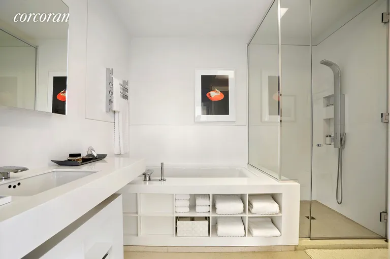 New York City Real Estate | View 100 Eleventh Avenue, 9B | Spa Bathroom | View 4
