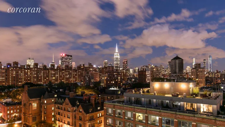 New York City Real Estate | View 505 West 19th Street, PH1 | Stunning Sunset and Evening Views | View 10