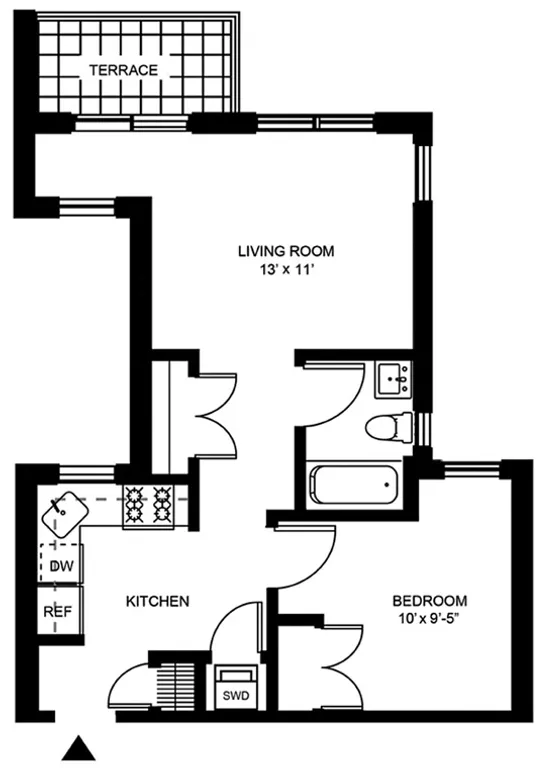 2098 Frederick Douglass Blvd, 9P | floorplan | View 8
