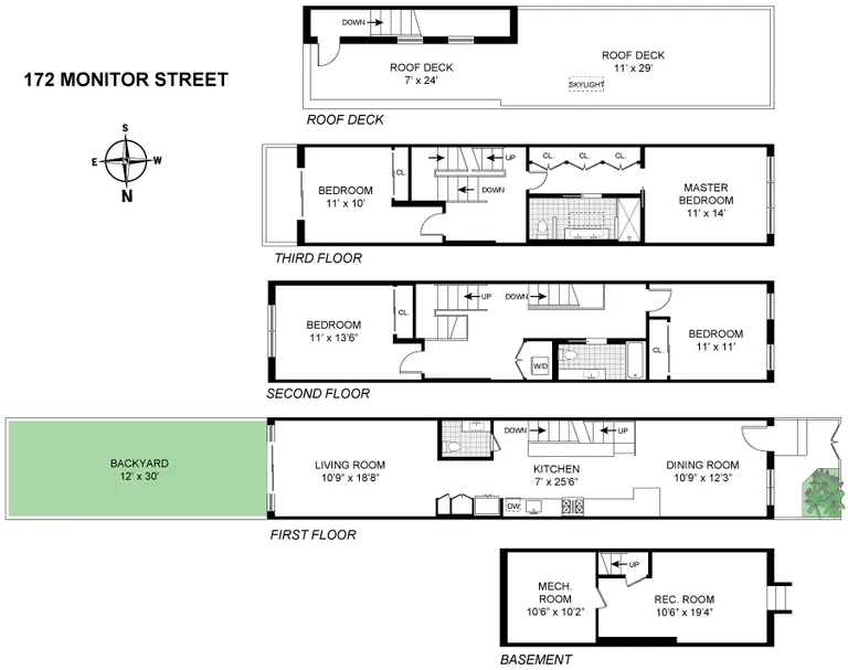 172 Monitor Street | floorplan | View 12