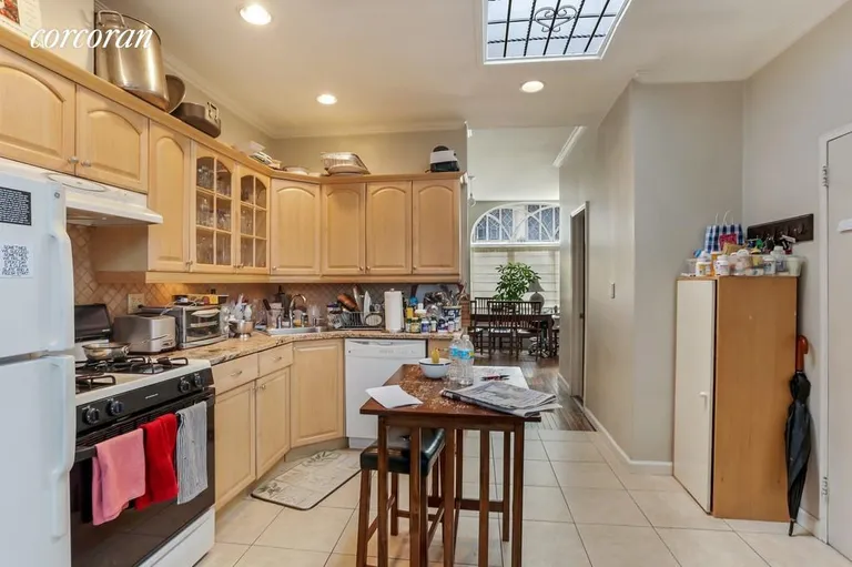 New York City Real Estate | View 329 Vanderbilt Avenue | Kitchen with Skylights | View 4