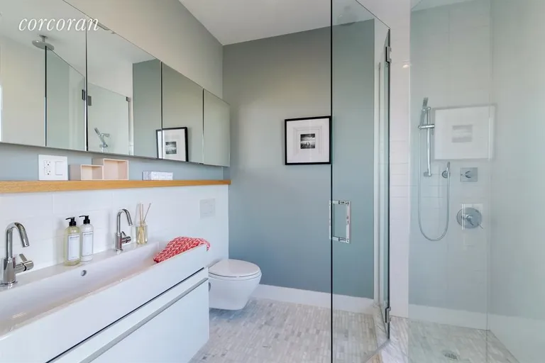 New York City Real Estate | View 346 Van Brunt Street | Master Bathroom | View 9