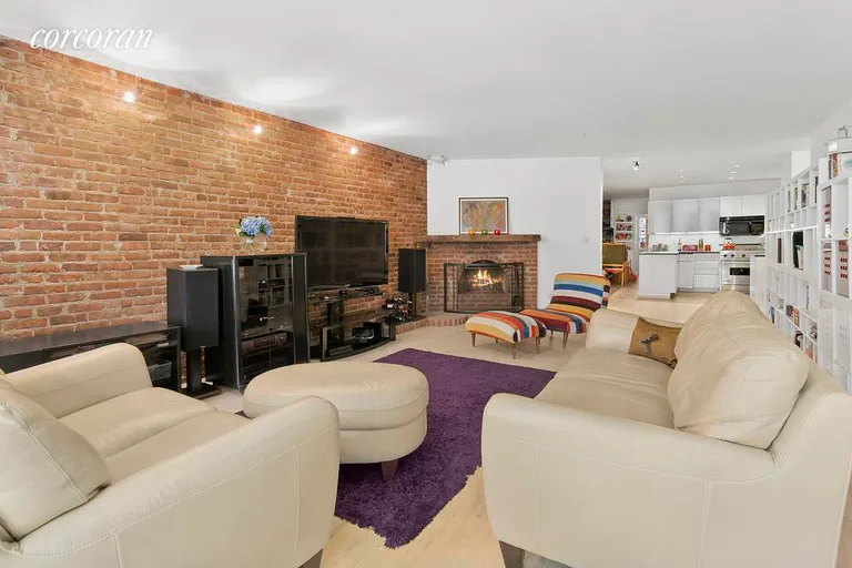 New York City Real Estate | View 99 Reade Street, 5E | The perfect time of year for a fire! | View 4