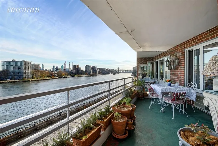 New York City Real Estate | View 1 Gracie Terrace, 3C | Terrace | View 4