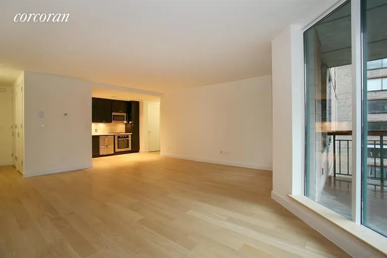 New York City Real Estate | View 333 Rector Place, 510 | Living Room/Terrace | View 3