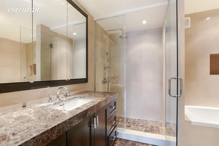 New York City Real Estate | View 333 Rector Place, 510 | Master Bathroom | View 7