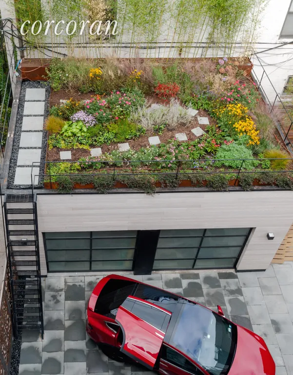 New York City Real Estate | View 253 8th Street, Townhouse2 | Private irrigated garden above garage | View 14