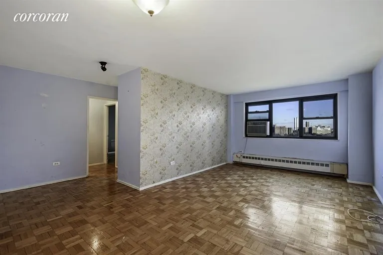 New York City Real Estate | View 175 Adams Street, 8F | Living Room | View 2